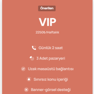 VIP E-Ticaret Danışmanlığı
