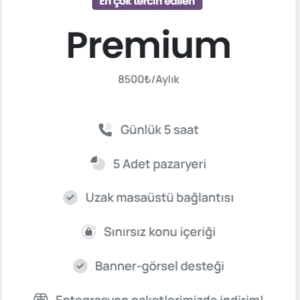 PREMIUM E-Ticaret Danışmanlığı